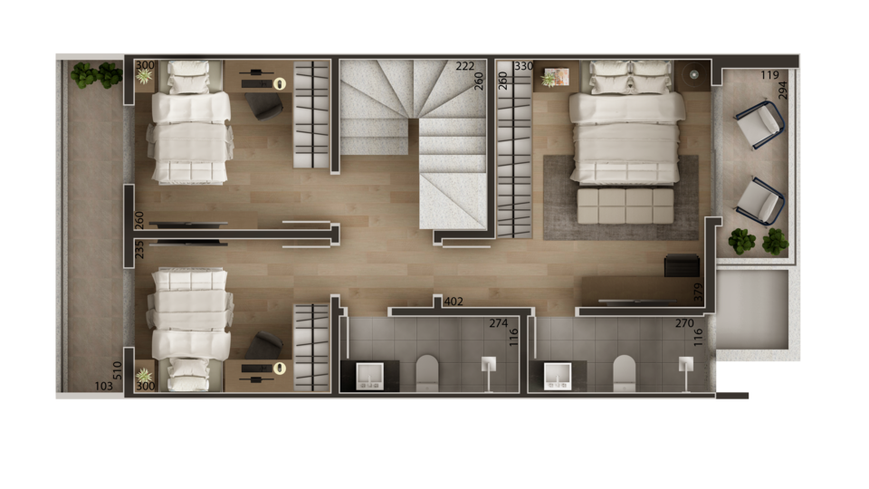 Planta - Riviera - Superior 1